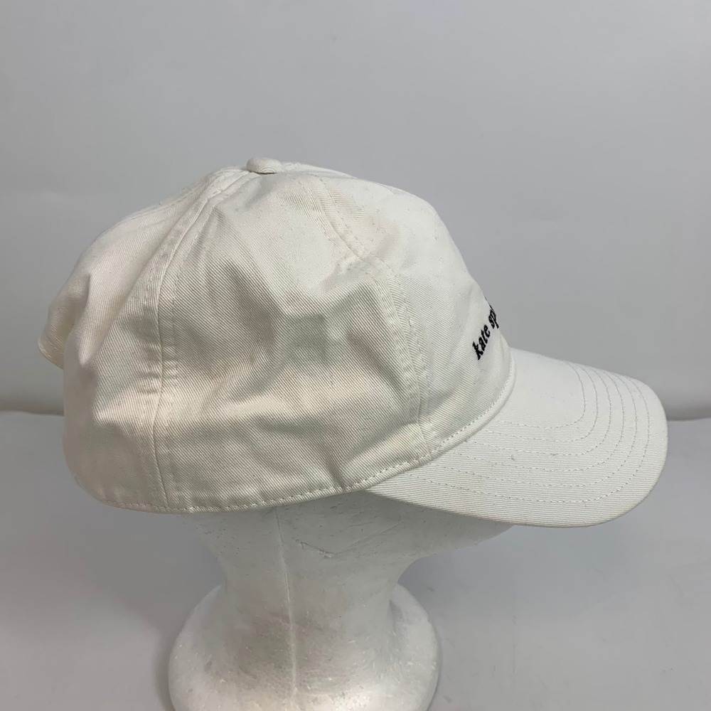 Kate Spade New York Cream Baseball Cap Women's Hat Logo Adjustable - Picture 3 of 11